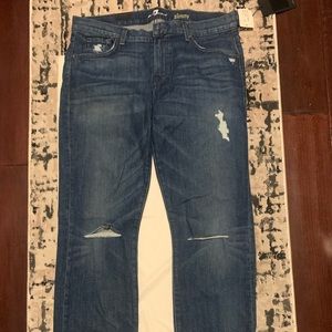 Men’s 7 For All Mankind slim fit straight leg jeans